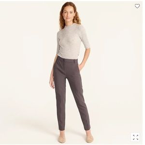 NWT J Crew Tall High-rise Cameron pant in four-season stretch, Charcoal, 14 Tall